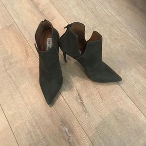 Steve Madden Olive Green Booties